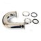 Thrifco Plumbing 17 Gauge 1-1/2 Inch x 1-1/4 Inch Chrome Plated Brass Tubular J, Bend 4402809 - alternate 1